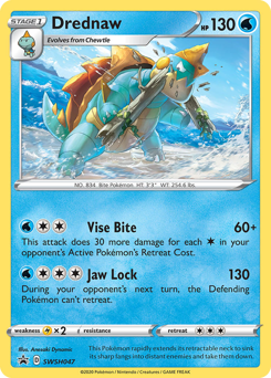 Pokemon SWSH Black Star Promos Drednaw - SWSH047