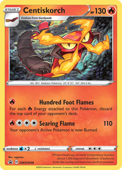 Pokemon SWSH Black Star Promos Centiskorch - SWSH048