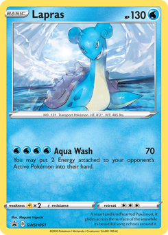 Pokemon SWSH Black Star Promos Lapras - SWSH051