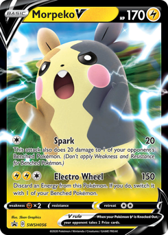Pokemon SWSH Black Star Promos Morpeko V - SWSH056
