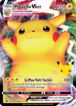 Pokemon SWSH Black Star Promos Pikachu VMAX - SWSH062