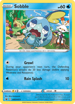 Pokemon SWSH Black Star Promos Sobble - SWSH073