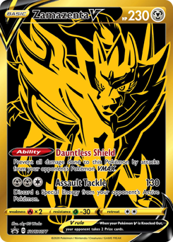 Pokemon SWSH Black Star Promos Zamazenta V - SWSH077