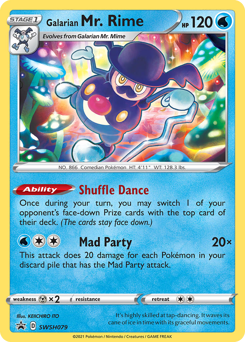 Pokemon SWSH Black Star Promos Galarian Mr. Rime - SWSH079