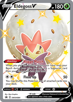 Pokemon SWSH Black Star Promos Eldegoss V - SWSH084