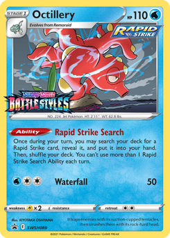 Pokemon SWSH Black Star Promos Octillery - SWSH089