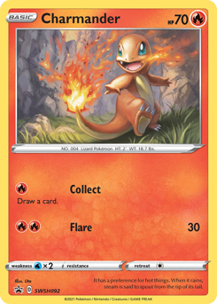 Pokemon SWSH Black Star Promos Charmander - SWSH092