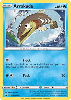 Pokemon SWSH Black Star Promos Arrokuda - SWSH093