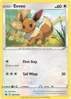 Pokemon SWSH Black Star Promos Eevee - SWSH095