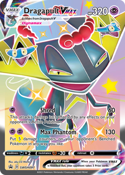 Pokemon SWSH Black Star Promos Dragapult VMAX - SWSH097