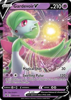 Pokemon SWSH Black Star Promos Gardevoir V - SWSH105
