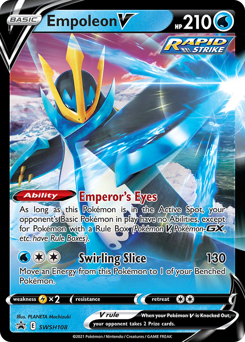 Pokemon SWSH Black Star Promos Empoleon V - SWSH108