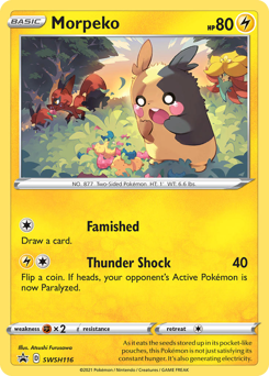 Pokemon SWSH Black Star Promos Morpeko - SWSH116