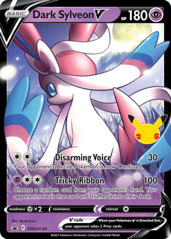 Pokemon SWSH Black Star Promos Dark Sylveon V - SWSH134