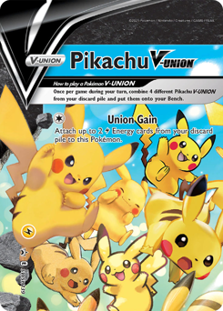 Pokemon SWSH Black Star Promos Pikachu V-UNION - SWSH139