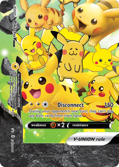 Pokemon SWSH Black Star Promos Pikachu V-UNION - SWSH141