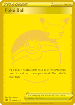 Pokemon SWSH Black Star Promos Poké Ball - SWSH146