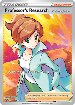 Pokemon SWSH Black Star Promos Professor's Research - SWSH152