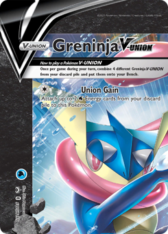 Pokemon SWSH Black Star Promos Greninja V-UNION - SWSH155