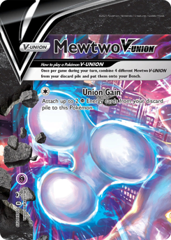 Pokemon SWSH Black Star Promos Mewtwo V-UNION - SWSH159