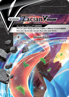 Pokemon SWSH Black Star Promos Zacian V-UNION - SWSH163