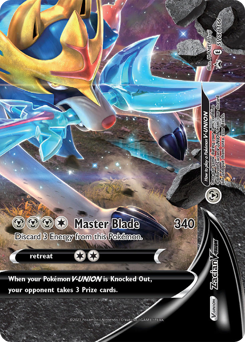 Pokemon SWSH Black Star Promos Zacian V-UNION - SWSH166