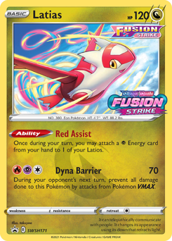 Pokemon SWSH Black Star Promos Latias - SWSH171