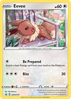 Pokemon SWSH Black Star Promos Eevee - SWSH175