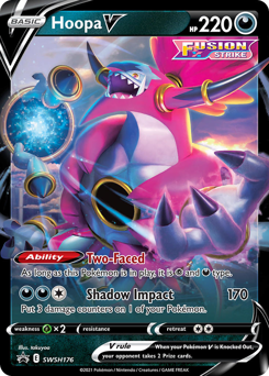 Pokemon SWSH Black Star Promos Hoopa V - SWSH176