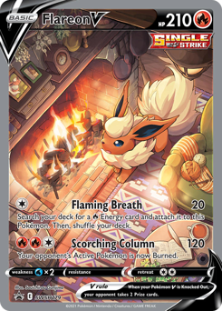 Pokemon SWSH Black Star Promos Flareon V - SWSH179