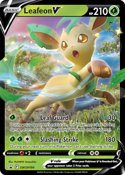 Pokemon SWSH Black Star Promos Leafeon V - SWSH194