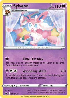 Pokemon SWSH Black Star Promos Sylveon - SWSH211