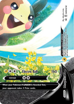 Pokemon SWSH Black Star Promos Morpeko V-UNION - SWSH218