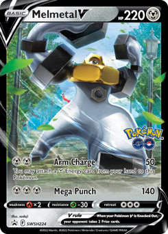 Pokemon SWSH Black Star Promos Melmetal V - SWSH224