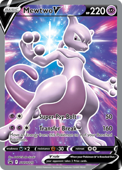 Pokemon SWSH Black Star Promos Mewtwo V - SWSH229