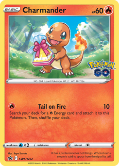 Pokemon SWSH Black Star Promos Charmander - SWSH232