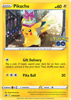 Pokemon SWSH Black Star Promos Pikachu - SWSH234