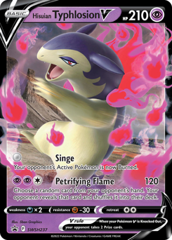 Pokemon SWSH Black Star Promos Hisuian Typhlosion V - SWSH237