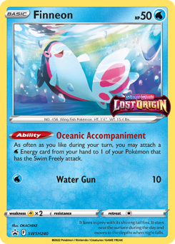 Pokemon SWSH Black Star Promos Finneon - SWSH240
