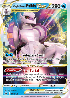 Pokemon SWSH Black Star Promos Origin Forme Palkia VSTAR - SWSH254