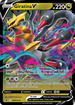 Pokemon SWSH Black Star Promos Giratina V - SWSH259