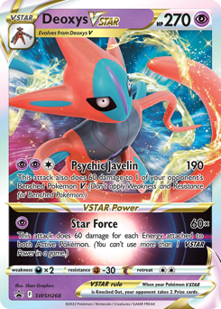 Pokemon SWSH Black Star Promos Deoxys VSTAR - SWSH268