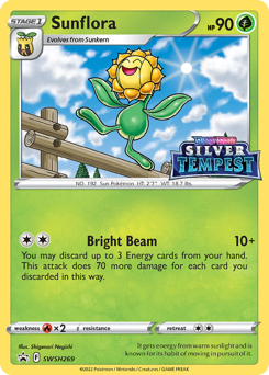 Pokemon SWSH Black Star Promos Sunflora - SWSH269
