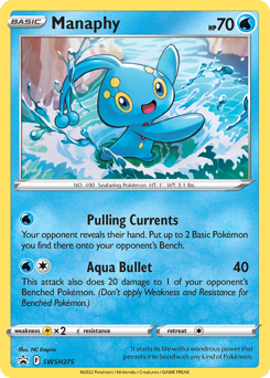Pokemon SWSH Black Star Promos Manaphy - SWSH275