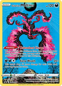Pokemon SWSH Black Star Promos Galarian Moltres - SWSH284