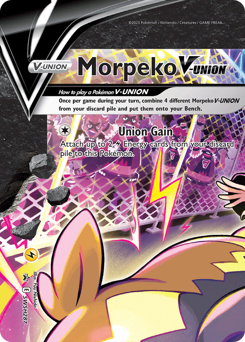 Pokemon SWSH Black Star Promos Morpeko V-UNION - SWSH287