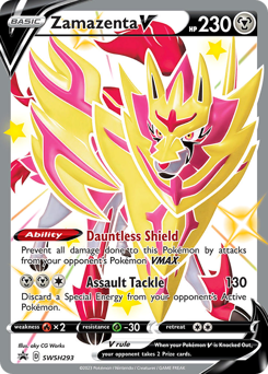Pokemon SWSH Black Star Promos Zamazenta V - SWSH293