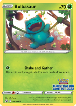 Pokemon SWSH Black Star Promos Bulbasaur - SWSH303