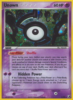 Pokemon Unseen Forces Unown - S