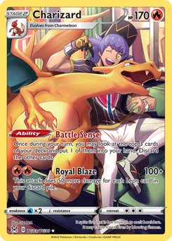 Pokemon Lost Origin Trainer Gallery Charizard - TG03